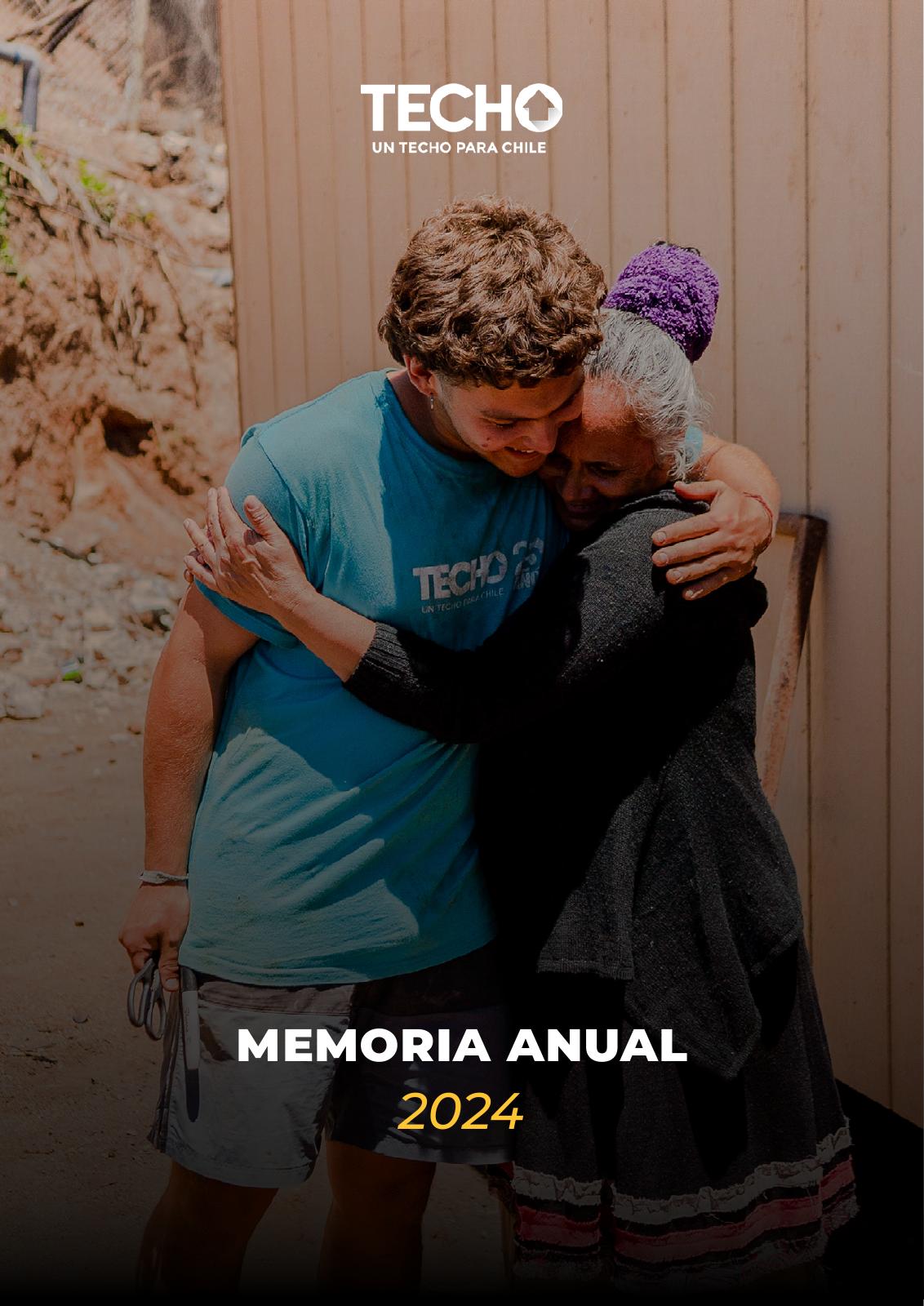 Portada de Memoria TECHO 2024